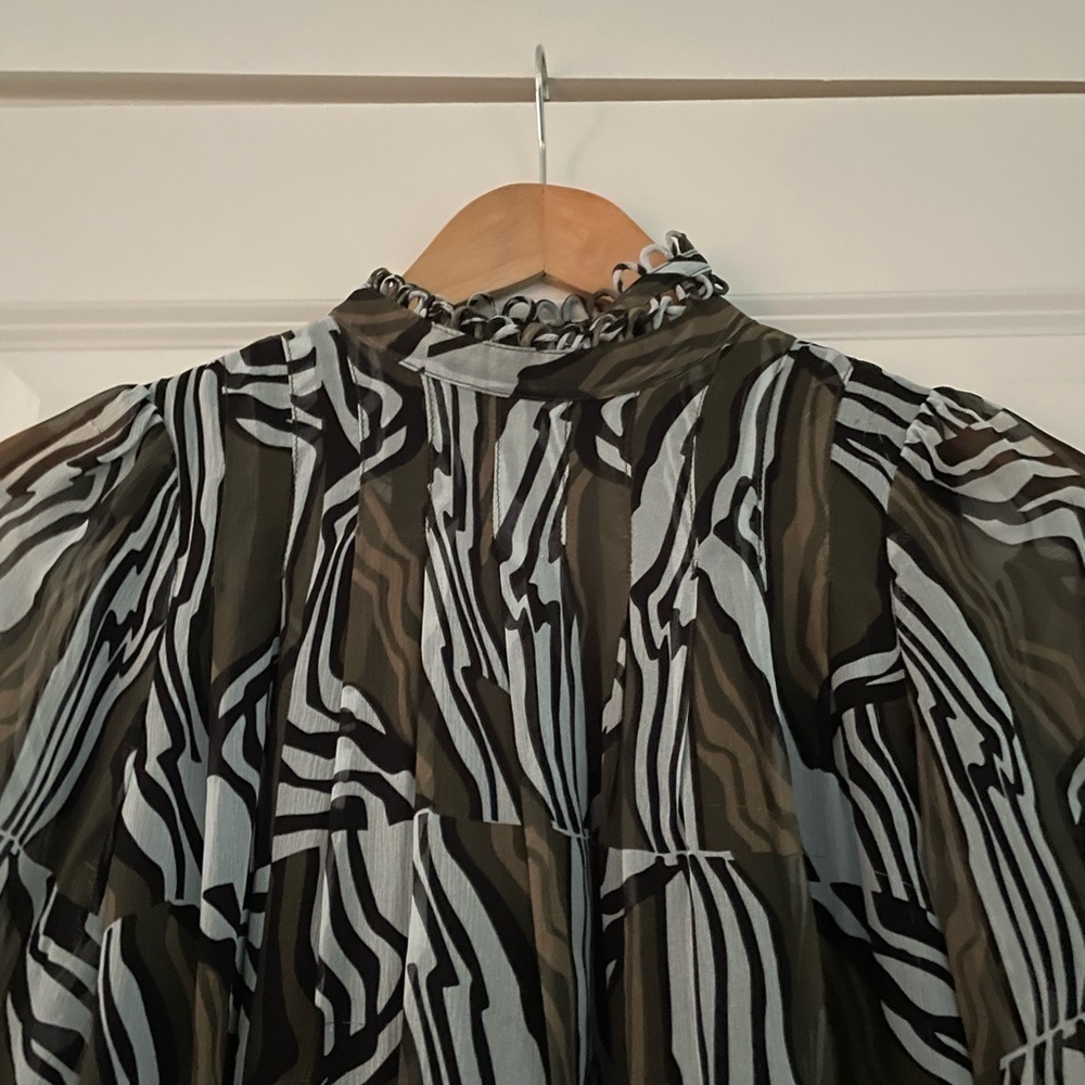 Apiece Apart La Sierra Wild Earth Silk Mini Dress - Picture 8 of 11
